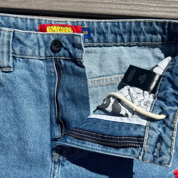 Empyre; Unwind; Iconic Ultra Wide Leg; 'Blake'; Medium Blue Jeans; NWT; 28W - Picture 7 of 11